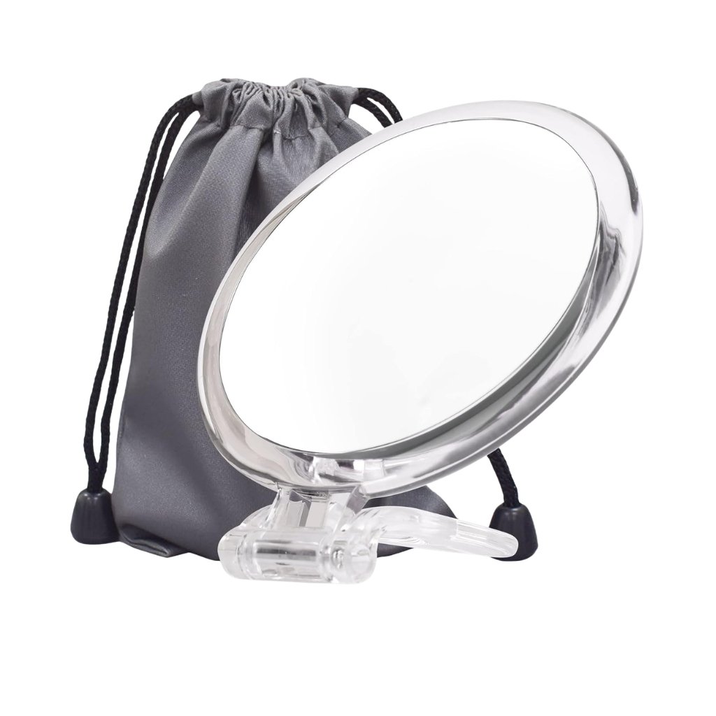 Beyondbeautyblis 6-Inch 20X1X Two-Sided Folding Makeup Mirror with Stand (1)
