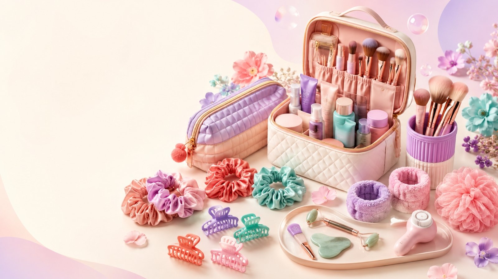 Beyondbeautyblis beauty accessories, organizers, hair accessories, beauty tools, and self-care essentials
